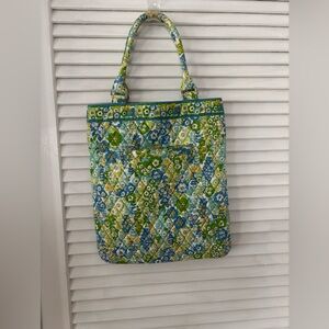 Vera Bradley Slim Tote in English Meadow Pattern